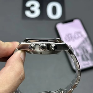 นาฬิกาข้อมือผู้ชายสุดหรู ดีไซน์ไอคอนิก รุ่นแพนด้า หน้าปัดสแตนเลสสตีล 316L ระบบโครโนกราฟ เรืองแสง ออโตเมติก กันน้ำ - Product Image 3
