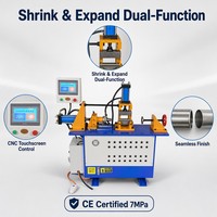 Máquina hidráulica CNC automática multiestante para conformado de extremos de tubos de patas de muebles, tubos de escape y tubos de aire acondicionado, con funciones de abocardado, rebordeado y acabado