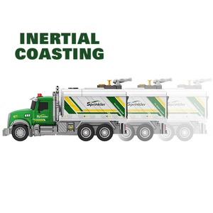 Carro de basura de juguete trai kích thước lớn vệ sinh thành phố Xe tải đồ chơi, 1/10 ma sát vệ sinh xe tải đồ chơi với ánh sáng, âm nhạc, phun - Product Image 6