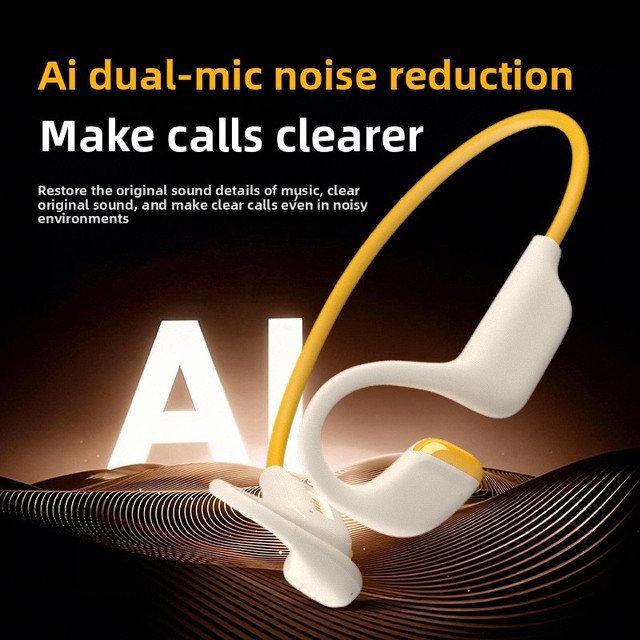 Bone Conduction Earphones Open Ear Ear Hook Headset HiFi Sound Long Battery Life IPX7 Waterproof for Sports Factory