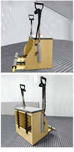 <span class=keywords><strong>Chaise</strong></span> de stabilité MJD W18 en bois réglable, sûre pour le Pilates, studio de santé - Product Image 6