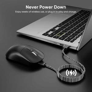 Minimalist Fashion M384 Universal for Blue Tooth Mouse Wired and Wireless Three-mode Charging for Notebook <b>Desktop</b> Tablet <b>Pc</b> - Product Image 4