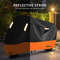 Housse de moto universelle quatre saisons XXL, imperméable et résistante aux déchirures, en Oxford avec trous pour cadenas