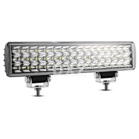 Barre lumineuse LED DXZ H-12C-48 de 12 pouces, 48 LED, DC9V-30V, 144W, pour voiture/camion/SUV/bateau, éclairage de travail automobile, modification/amélioration tout-terrain, garantie 1 an
