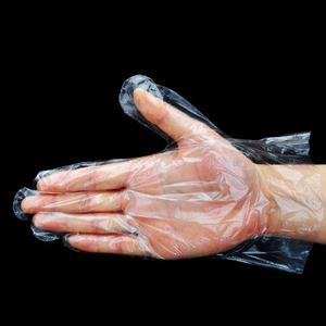 Paquet de 100 gants de ménage en PEHD de sécurité en <span class=keywords><strong>plastique</strong></span> polyéthylène jetables de qualité alimentaire dans la cuisine - Product Image 6