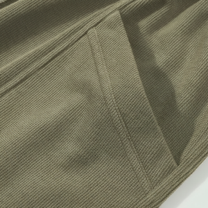 กางเกงขาสั้นผ้าฝ้ายผสมแบบลำลองสำหรับผู้ชายฤดูร้อนกางเกงเอวยางยืดมีเชือกผูกลายสก๊อตมีกระเป๋าฟอกสีลายสก็อตเข้ายิมเป็นมิตรกับสิ่งแวดล้อม - Product Image 1