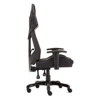 Nouvelle Arrivée JR RACING Chaise de Bureau Gaming de Luxe Ergonomique en Cuir PU pour Dirigeant, Accoudoirs Réglables, Piston à Gaz 3 Positions