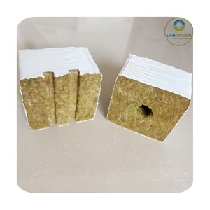 Khối đá khoáng Rockwool kích thước 10cm khối, 100x100x70mm, 4 inch, dùng làm giá thể trồng thủy canh, túi trồng dừa, thích hợp cho cây ớt, cà chua và cây con trong nông nghiệp - Product Image 2