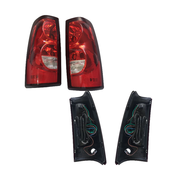 4 Phares Avant Complets Avec LED DRL Pour Chevrolet Silverado 1500 (2003-2006)