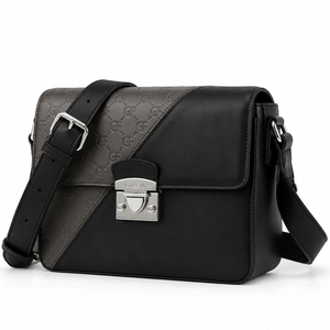 Bolso de hombro de cuero PU para hombre, bandolera de negocios, bolso informal con solapa, correa ajustable, bolso de viaje para el día a día - Product Image 2