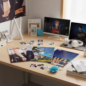 RIIZE K-Pop Publication Électronique 1er Mini Album RIIZING Affiche Pliée Photoprint Porte-clés Version PhotoCard - Product Image 3