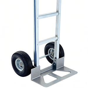 Aluminum Alloy Steel Post Platform Hand <b>Cart</b> 2 Wheels 200kg Capacity Customizable <b>Storage</b> & Warehouse Moving 1200x600mm - Product Image 3