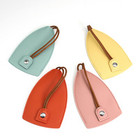 Porte-clés créatif en cuir avec cordon de serrage, style pochette extractible, personnalisable avec logo, pour femmes