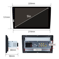 Autoradio 1 Din 9 pouces pour voiture Pioneer, lecteur MP5, Carplay, FM, AM, BT, Android