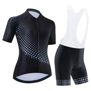 <span class=keywords><strong>Vêtements</strong></span> de <span class=keywords><strong>vélo</strong></span> de montagne pour femmes, logo personnalisé, vente directe d'usine, spandex/polyester, séchage rapide, respirant, ensembles de cyclisme - Product Image 2