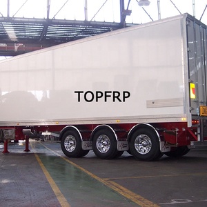 แผ่นผนังภายนอกไฟเบอร์กลาสสำหรับตัวถังรถบรรทุก FRP พร้อมเจลโค้ท - Product Image 5