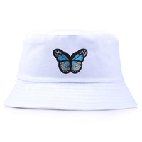 Logotipo bordado personalizado 100% algodón transpirable suave ojo de cerradura sol sombreado cálido pescador sombrero cubo gorras sombreros para hombres y mujeres