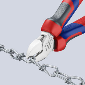 KNIPEX 70 05 160 Coupe-fil diagonale avec poignées confort chromées 160 mm - Product Image 3