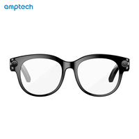 Gafas Inteligentes con IA y Cámara, 8MP HD, Video 4K, Estabilización EIS, Batería de 290mAh, Bluetooth, para Trabajo, Béisbol, Ciclismo