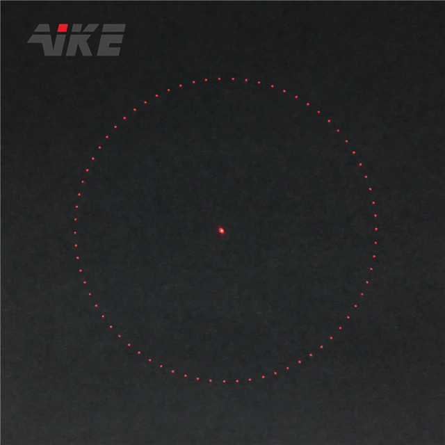 AIKE 1:72 Dot Circle DOE 650nm/660nm/520nm/532nm/780nm/808nm/980nm Laser diode Module