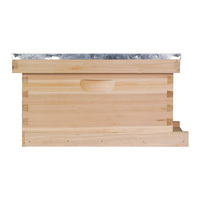 Neuer Top-Seller: Ungemontierter Langstroth-Holz-Ablegerkasten, 5-Waben-Bienenbox für Bienenzucht, Königinnenzucht und Bienenhaus