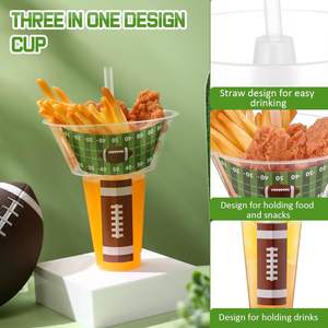 แก้ว PET ใสแบบใช้<span class=keywords><strong>แล้ว</strong></span><span class=keywords><strong>ทิ้ง</strong></span> ขนาด 24 ออนซ์ 700 มล. 500 มล. ทรงสี่เหลี่ยมผนังเดียว พร้อมฝาปิด สำหรับน้ำผลไม้ ชานมไข่มุก และของว่าง - Product Image 3