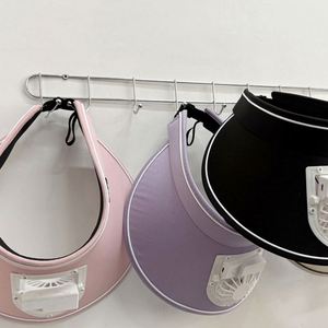 Gorra de Visera Ancha Personalizada con Logotipo, para Exteriores, con Ventilador USB, para el Verano, con Parte Superior Vacía, para Promociones - Product Image 4