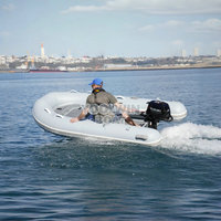 Bateau semi-rigide gonflable en aluminium Orca Hypalon de 270/300/330 cm pour la pêche, à vendre