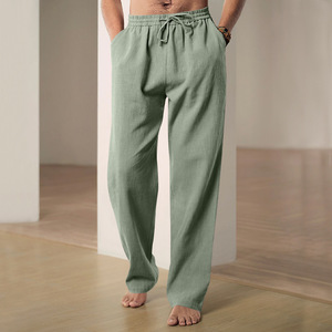 RUIQUWIN 2025 nouveaux vêtements de sport décontractés pour hommes taille haute lâche respirant jambe droite pantalon avec poches à séchage rapide grande taille pantalon - Product Image 4