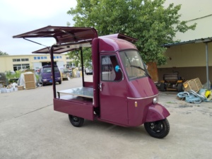 Meilleur prix Piaggio Ape, tricycle camion de restauration, camion de café, bar à bière mobile, en vente et en stock - Product Image 5