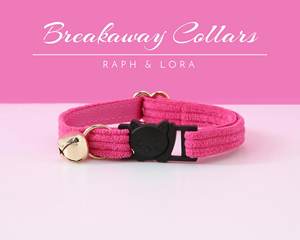 Personalized Breakaway Engraved Tactical Quick Release Cat Set Solid Rose Pink Corduroy Custom Kitten Collar with Bell <b>Bow</b> <b>Tie</b> - Product Image 1
