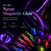 Gel UV magnétique holographique 9D effet œil de chat, qualité supérieure, vegan, écologique, professionnel, longue tenue, en flacon