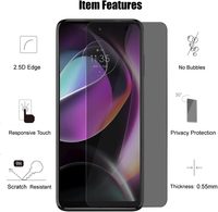Protection d'écran en verre trempé 2.5D de 0,3 mm d'épaisseur pour Motorola G Power Stylus, verre de confidentialité, dureté 9H, prix de gros