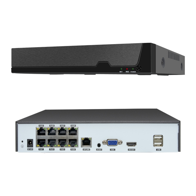 8-Channel 4K POE NVR CCTV Security Camera System Full Color Night Vision for Indoor Outdoor 8MP 12MP Network Video SD Card