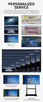 Tableau Blanc Interactif Android 4K Prix Usine, Téléviseur LCD Intelligent avec Logiciel Multilingue, Écran Tactile Interactif