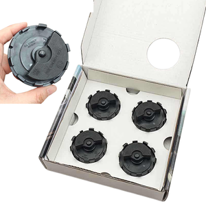 Lot de 4 enjoliveurs flottants compatibles en ABS (56mm, 68mm, 65mm, 69mm, 75mm) pour Mercedes, BMW, Audi, VW - Product Image 1
