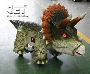 Auto Eléctrico Animatrónico de Dinosaurio con Luces LED de 24V para Niños, Efectos de Luz Impresionantes para Entretenimiento en Centros Comerciales - Product Image 4