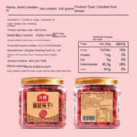 Walloonse gedroogde cranberry's, natuurlijk, 140g, gesneden voor bakken, speciaal zoet, instant gekonfijt fruit, Shandong, heerlijke snack, klein blikje