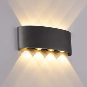 Led Wall Mounted Light Exterior Wholesale Outdoor Up and Down Wall Lamp