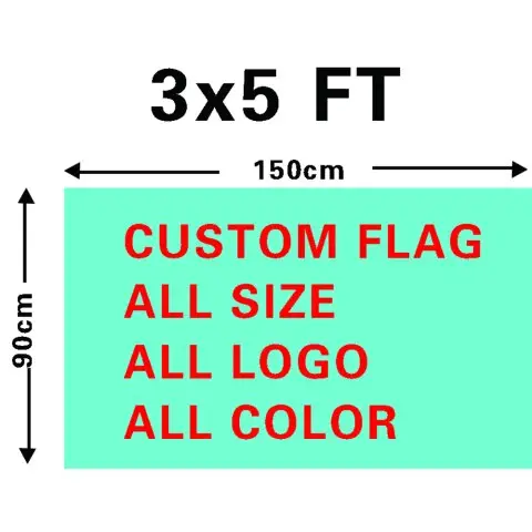 3x5 फीट अनुकूलित मेड लोगो मुद्रण झंडे प्रचार विज्ञापन झंडा बैनर <span class=keywords><strong>सामान्य</strong></span> देश राष्ट्रीय ध्वज