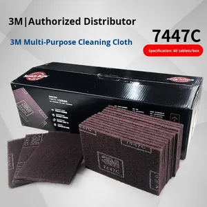 7447C Tampon à récurer en nylon industriel 3M Universel épaissi Diamant Sable Carré Personnalisable Abrasif Industriel OEM - Product Image 3