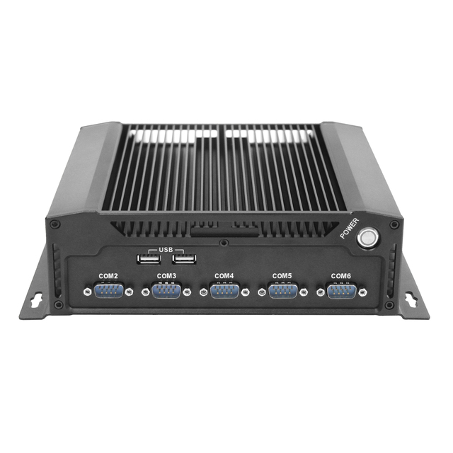 High Performance Fanless Mini PC 12V Intel J1900/i3/i5/i7 Industrial Linux Embedded Computer 2GB DDR3 RAM 64GB SSD in Stock