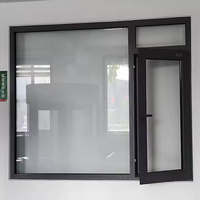Pantalla de acero inoxidable con marco de aleación de aluminio para ventanas ignífugas personalizables directas de fábrica para necesidades de ingeniería de apartamentos