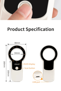 <span class=keywords><strong>134.2KHz</strong></span> FDX-B 애완 동물 개 고양이 동물 마이크로 칩 스캐너 <span class=keywords><strong>RFID</strong></span> 휴대용 유리 태그 귀 태그 리더 소 양 - Product Image 5