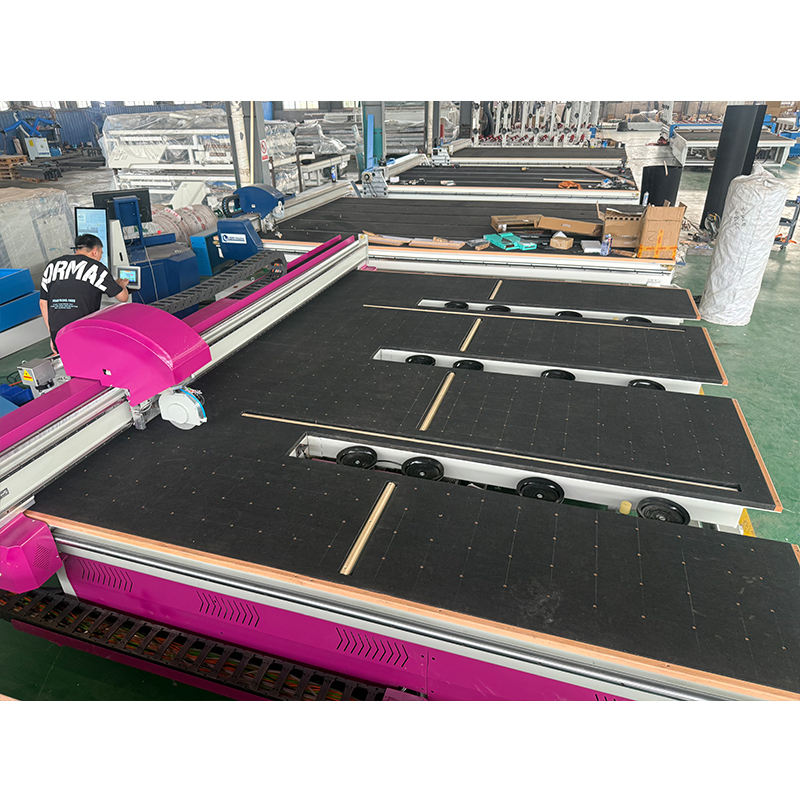 Multi Function Automatic Glass Cutting Machine 3 in 1 Glass Loading ...