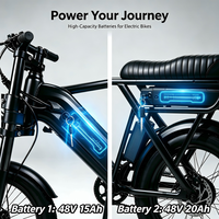 Vélo électrique 4.0 avec pneus larges de 20 pouces de style européen pour la plage, la neige et le tout-terrain, vélo à assistance électrique au lithium-ion