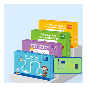 Zhorya Magic Réutilisable Stroke Line Dot To Dot Apprentissage <span class=keywords><strong>Carte</strong></span> Stylo Contrôle Formation Pour Les Enfants - Product Image 1