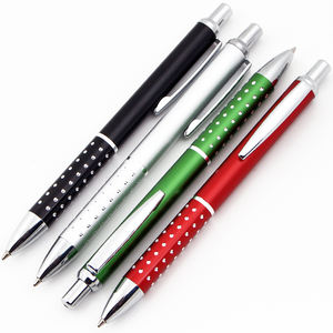 Stylo à bille métallique à action par pression - Product Image 1