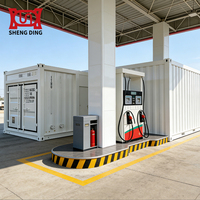 Station de ravitaillement mobile pour conteneurs, barrière de récupération d'hydrocarbures, anti-explosion, personnalisation en vrac pour usage professionnel