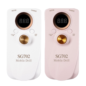 Taladro para <span class=keywords><strong>uñas</strong></span>, máquina de manicura, máquina de pedicura, Kit de archivo de <span class=keywords><strong>torno</strong></span> de <span class=keywords><strong>uñas</strong></span> <span class=keywords><strong>eléctrico</strong></span> profesional recargable, taladro de 35000 RPM para <span class=keywords><strong>uñas</strong></span> - Product Image 2